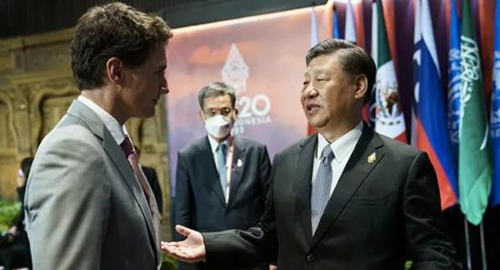 China's Xi confronts Canada's Trudeau at G20
